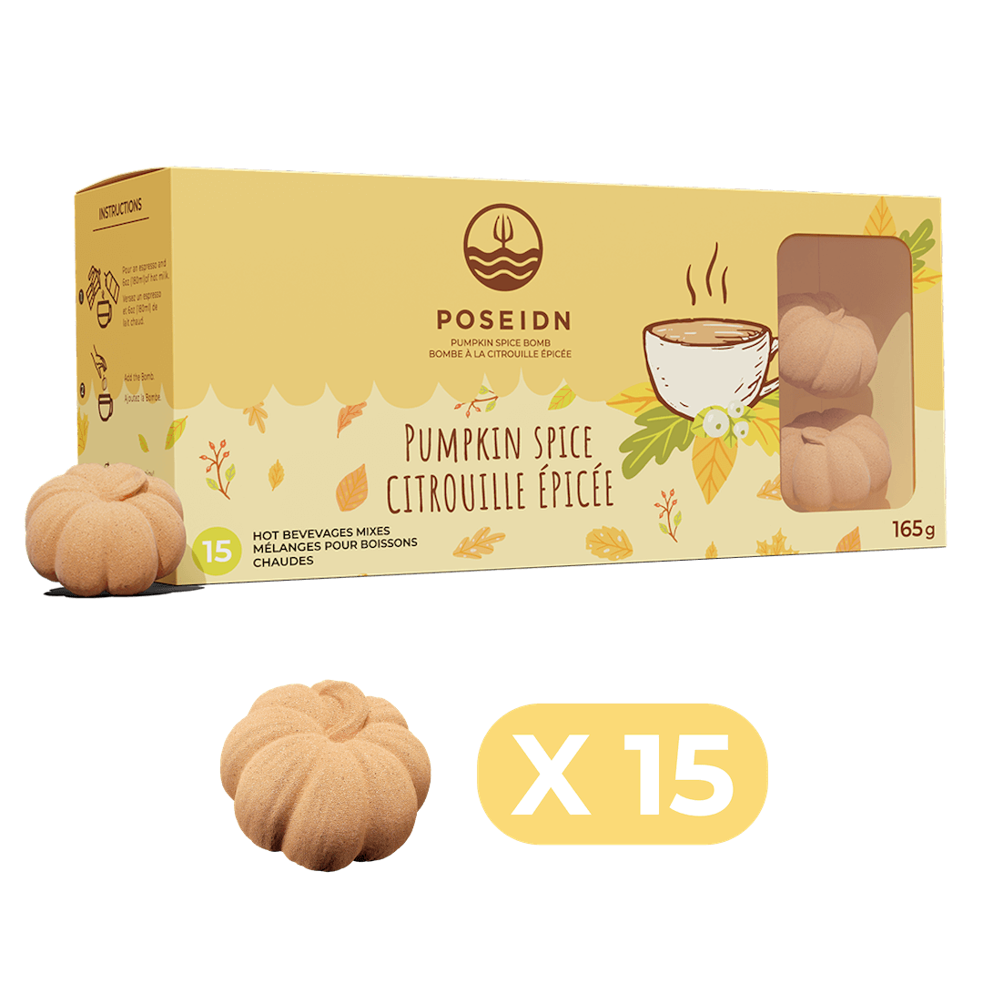 Bombe à boisson chaude - citrouille et épices