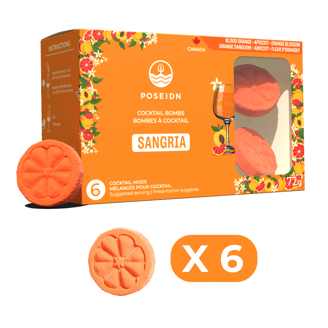 Bombe à cocktail - Orange sanguine, abricot et fleur d’oranger