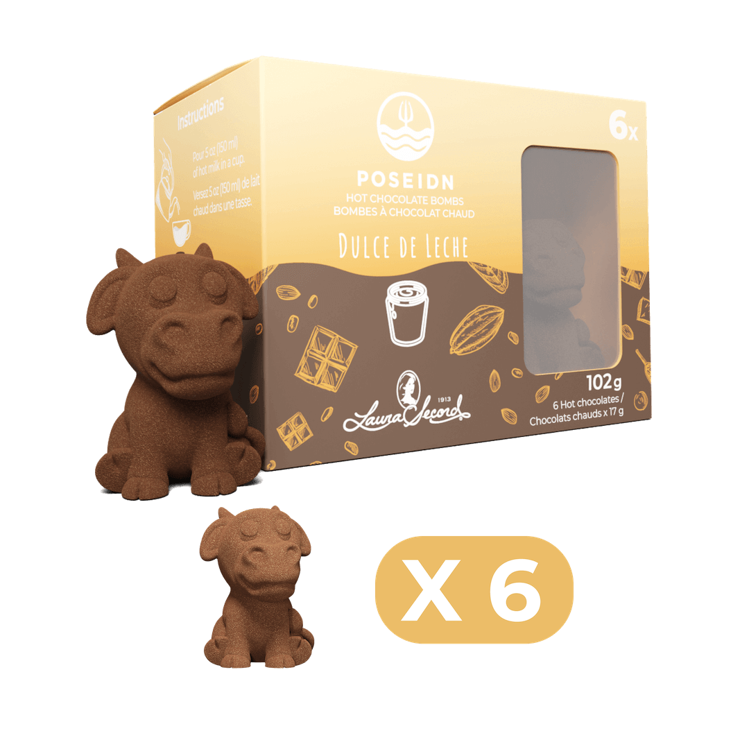 Bombe à boisson chaude chocolat au Dulce de Leche