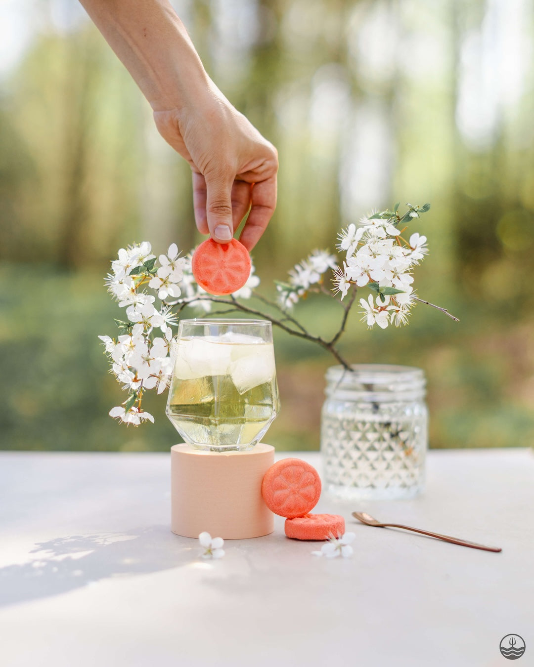 Bombe à cocktail - Orange sanguine, abricot et fleur d’oranger
