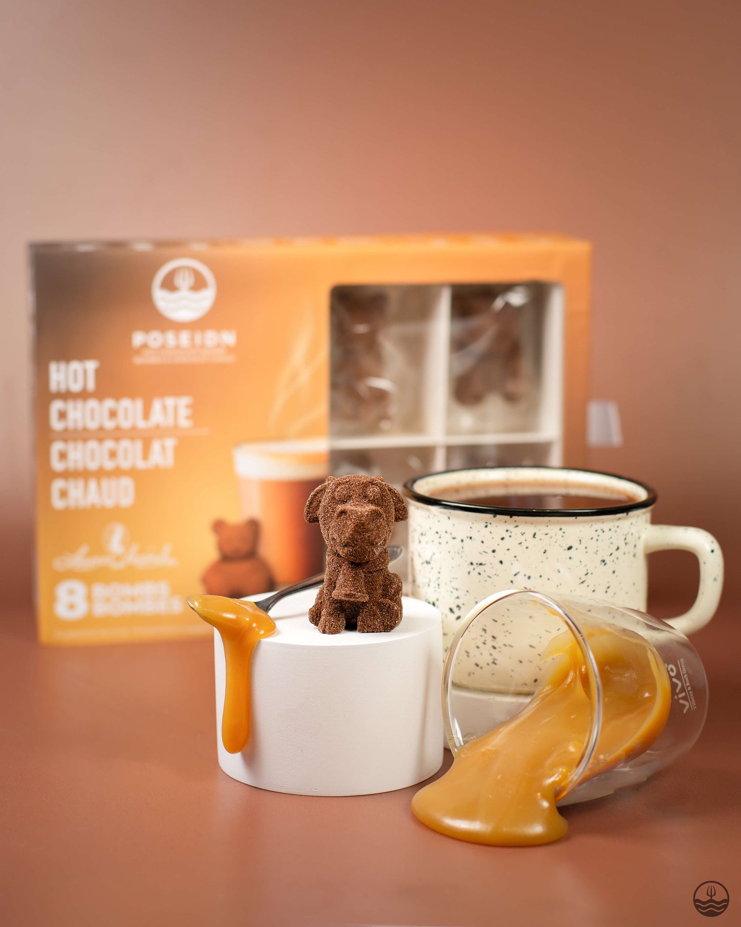 Ensembles variés de bombes de chocolat chaud (Caisse)