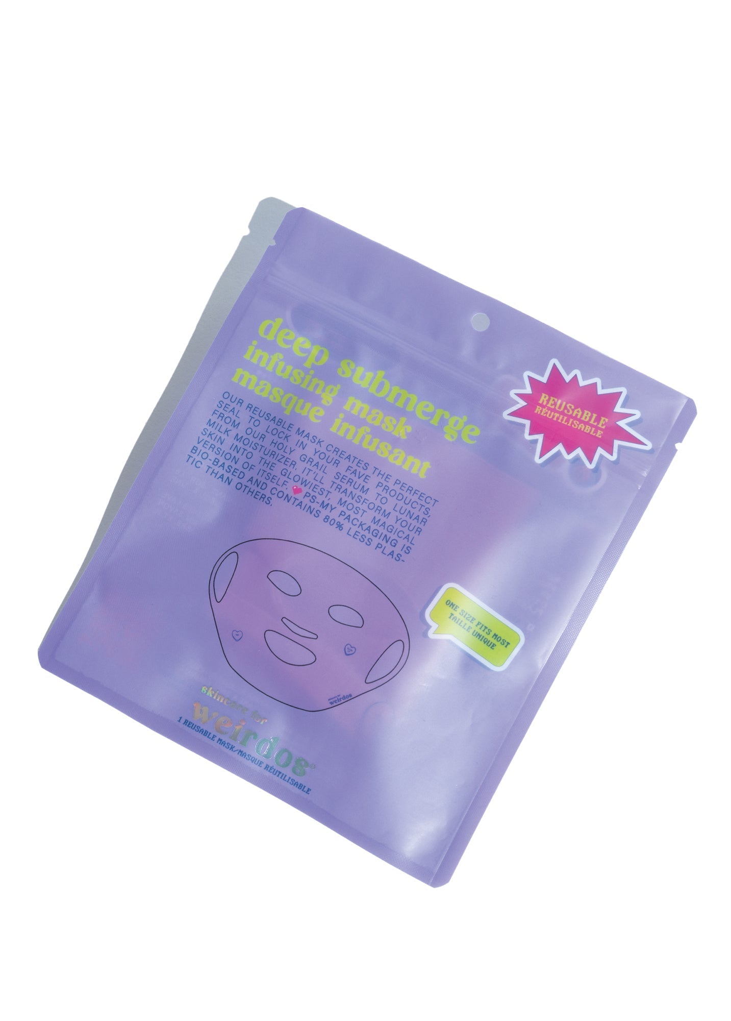 Masque réutilisable infusant Immersion profonde (Weirdos)