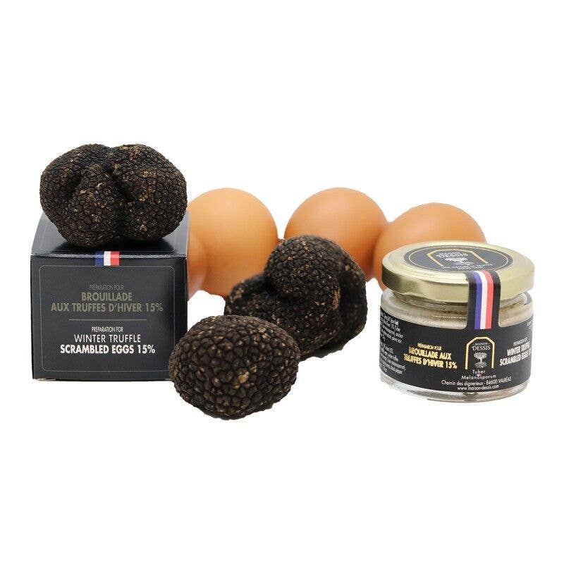 Maison Dessis - Préparation pour brouillade aux truffes d'hiver 15