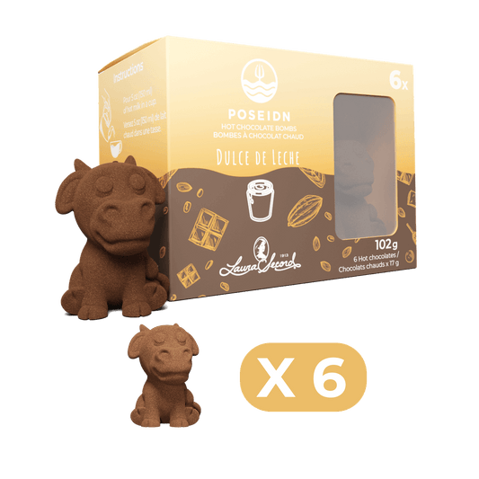 Bombe à boisson chaude chocolat au Dulce de Leche