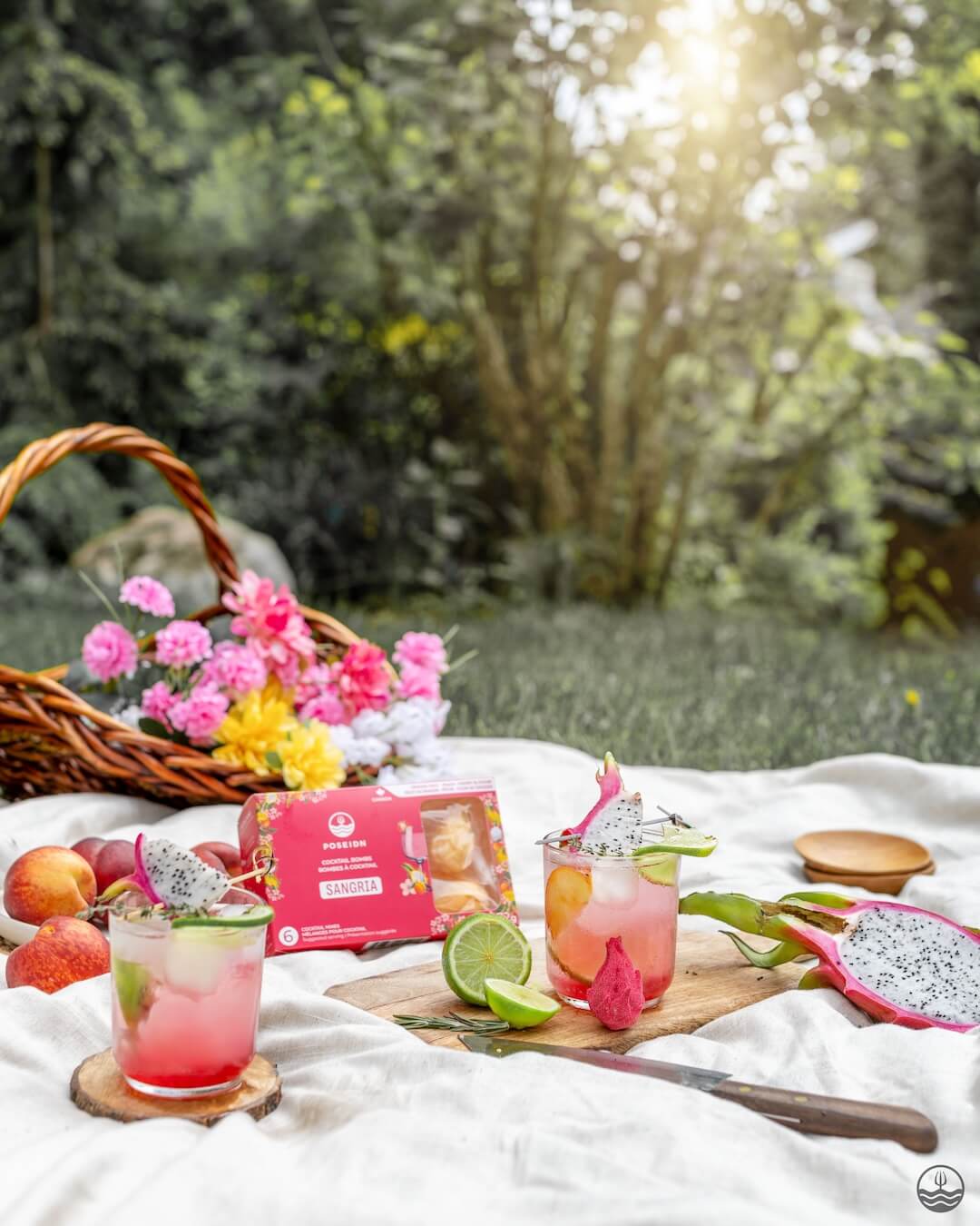 Bombe à cocktail - Fruit du dragon, pêche & fleur de cerisier