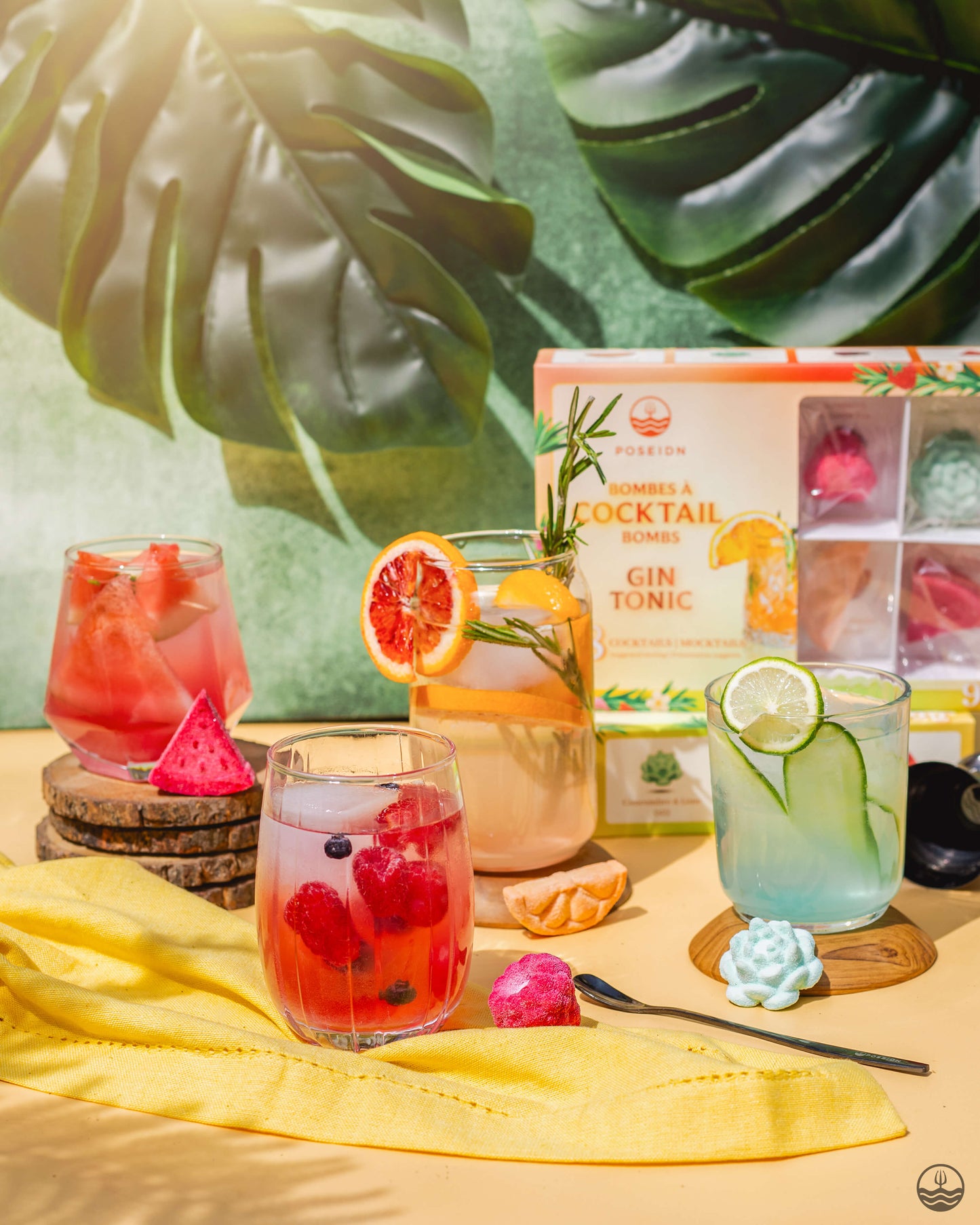 Caisse d’assortiment de bombes à cocktail pour gin