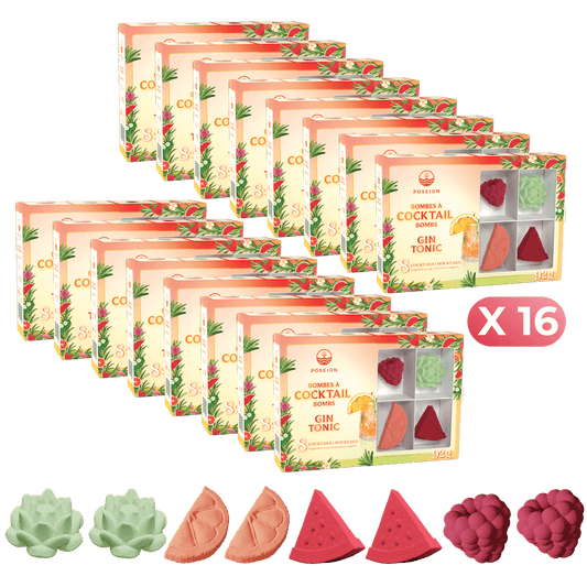 Caisse d’assortiment de bombes à cocktail pour gin