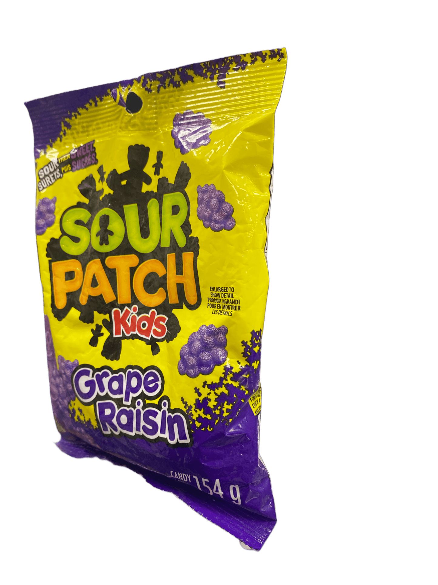 Bonbons Sour Patch Kids saveur raisin 154 g - Édition canadienne