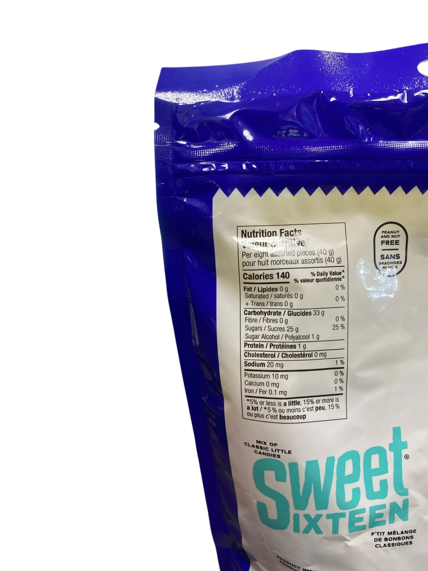 Sweet Sixteen sucré et acidulé 400 g - Édition canadienne