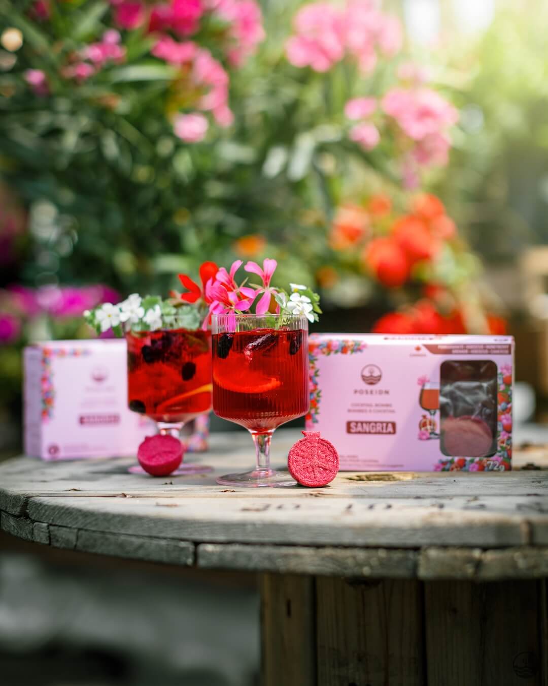 Grenade, hibiscus et camerise