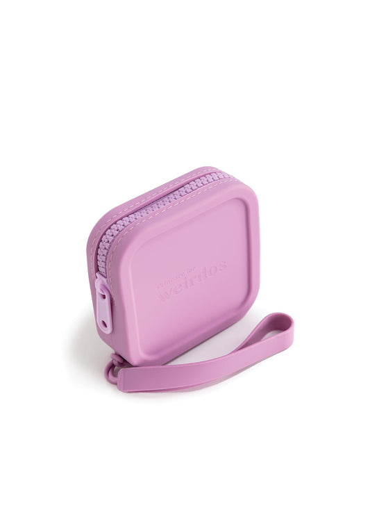 Pochette zippée en silicone avec logo (Weirdos)