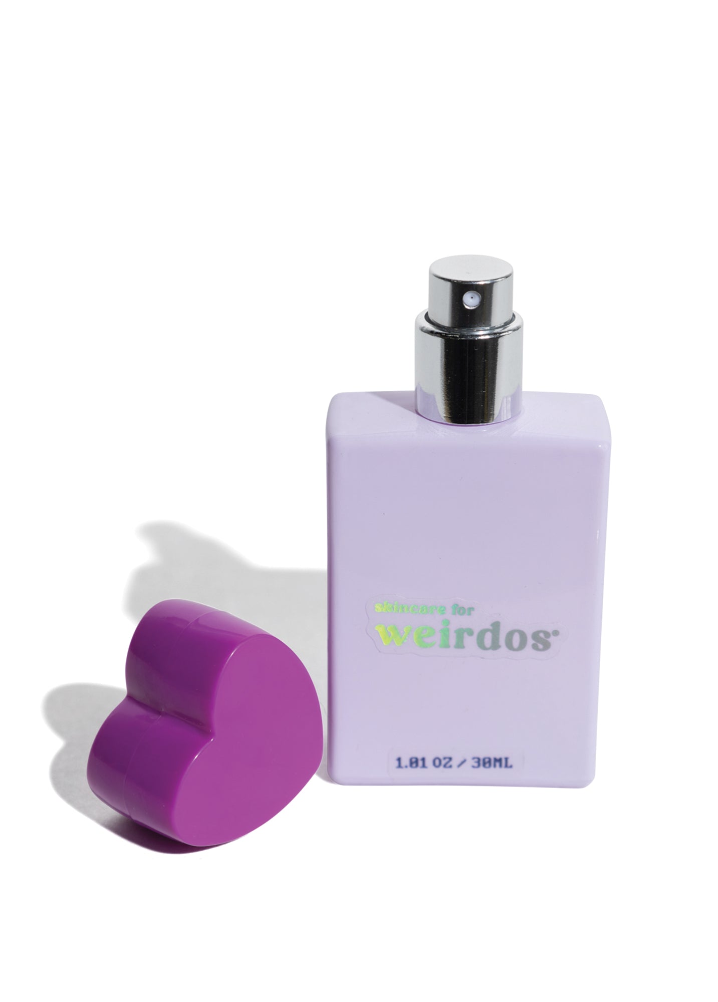 Flacon vaporisateur en verre en forme de cœur (Weirdos)